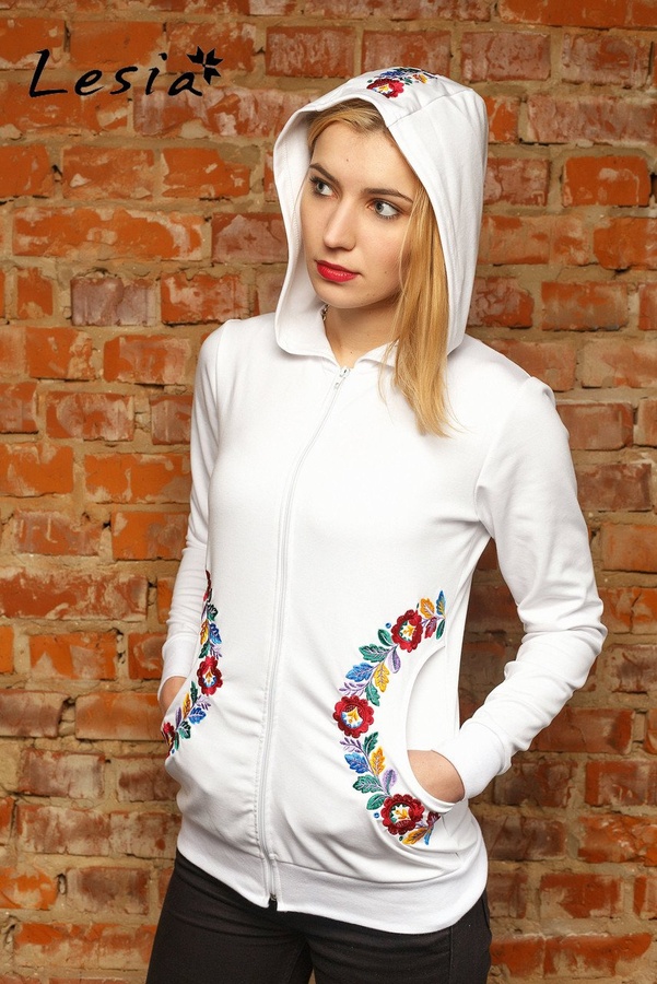 Жіночий светр Мрія білий, Белый, S