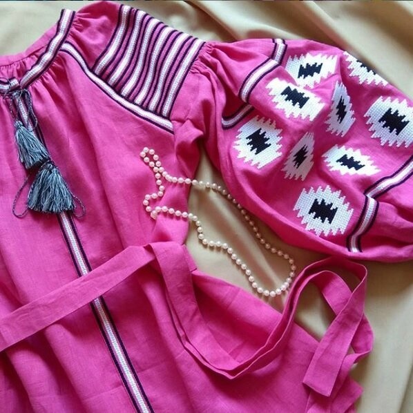 Ексклюзивна блуза Модерн рожева, Красный, S